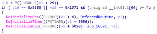 sbpci.sys DPC initialization code